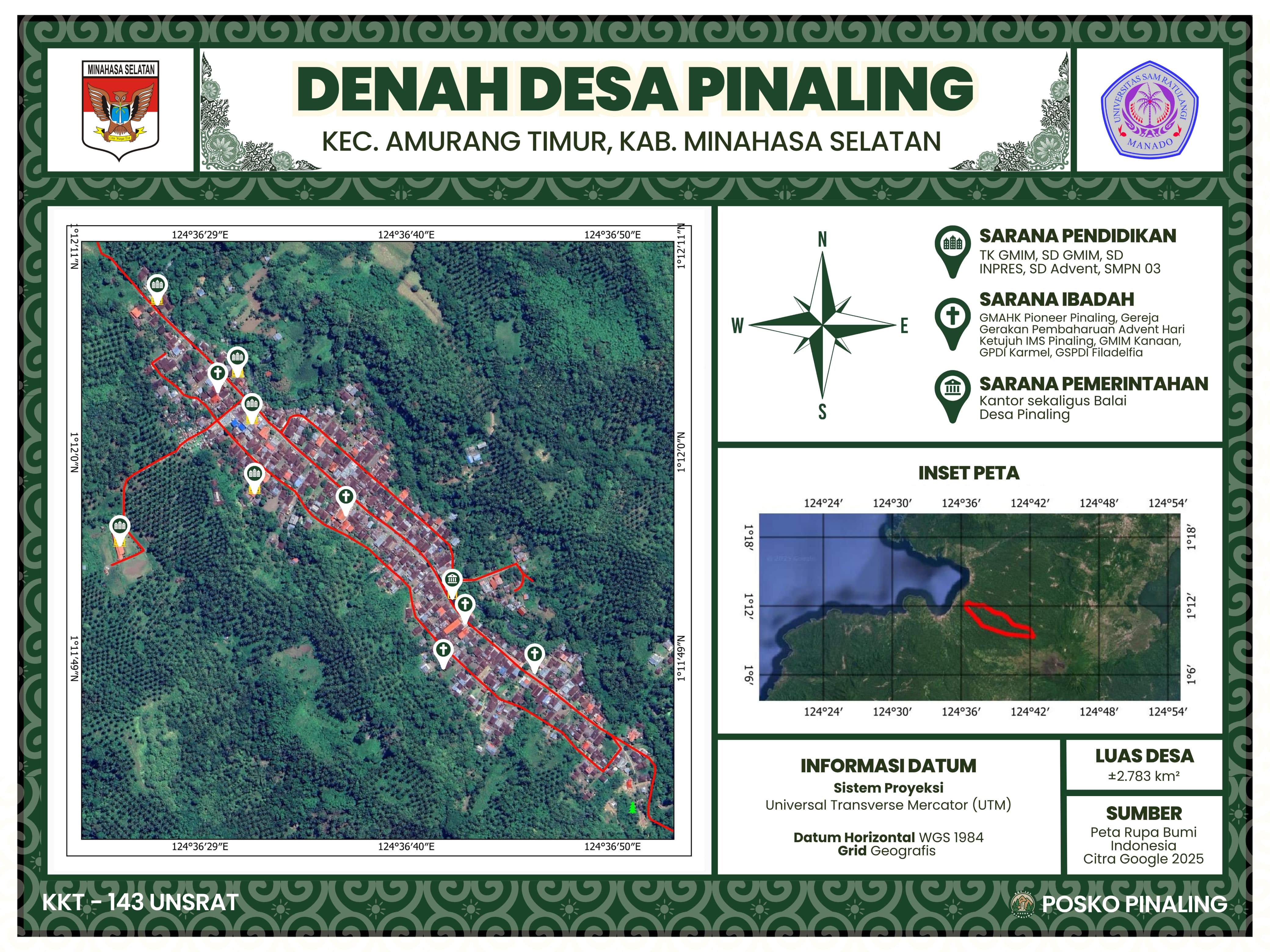 Denah Desa Pinaling